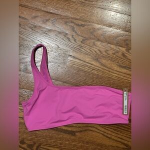 SKIMS Pink Women's Swim Top Size Large NWT